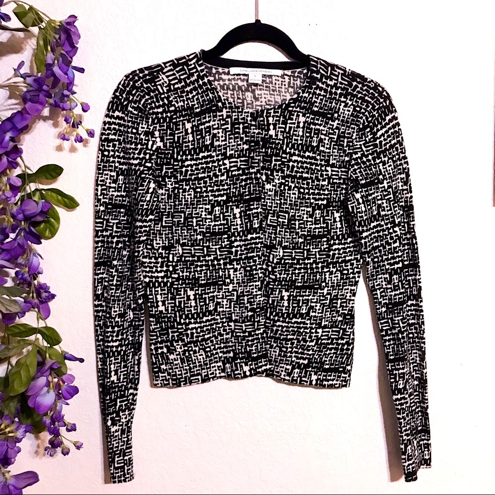 DVF Ibiza Cashmere Silk Cardigan EUC